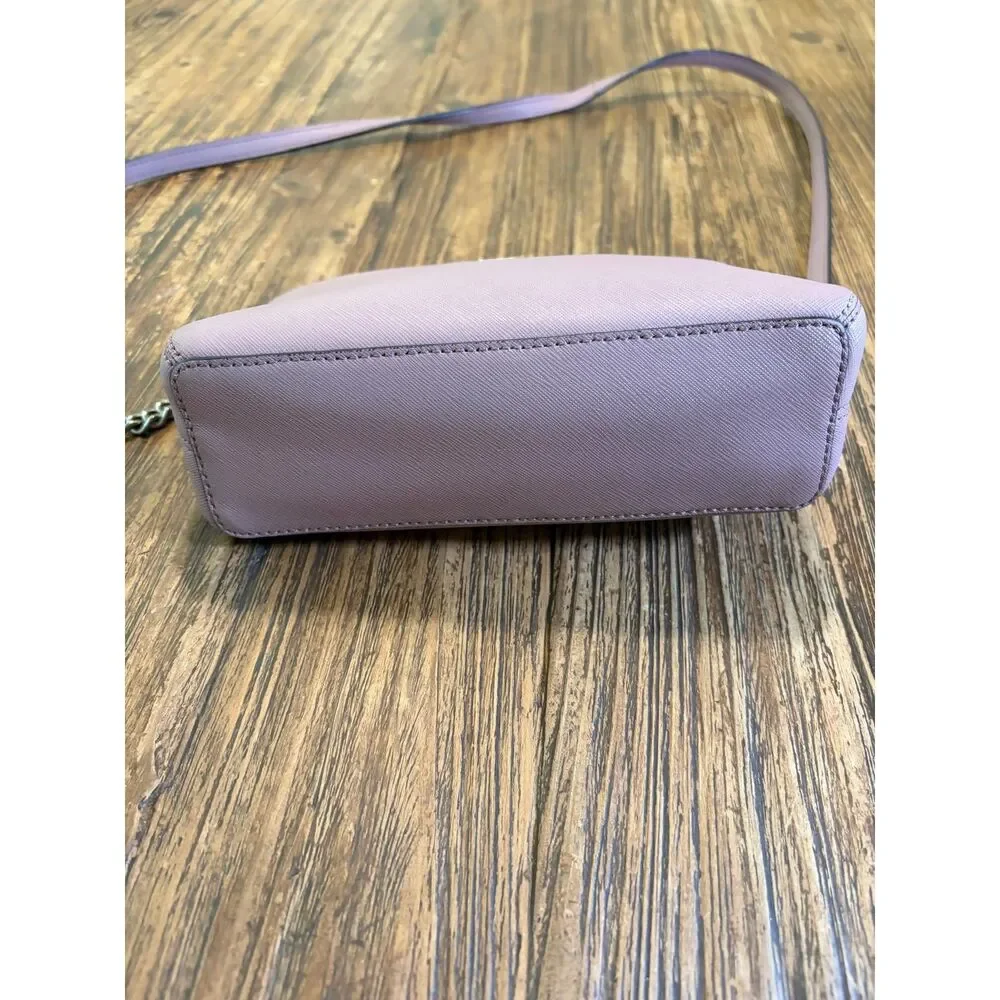 Kate Spade Women's Spencer Small Dome Crossbody Iris Bloom Lavender